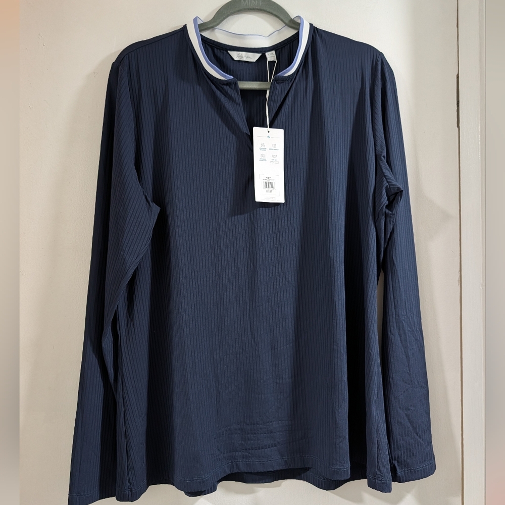 Lady Hagen Dark Blue Long Sleeve Shirt